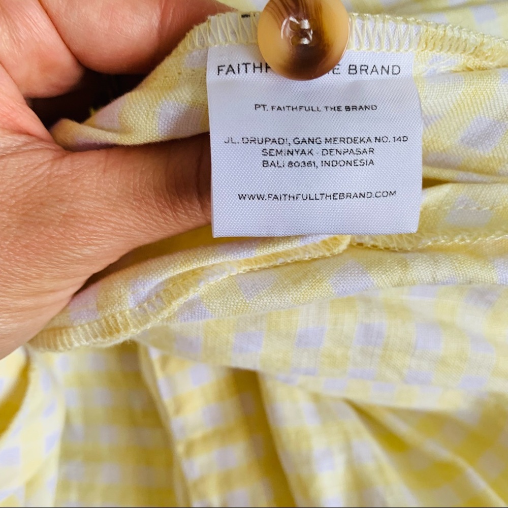 Faithfull the Brand Seine Skirt Kivotos Yellow - Picture 15 of 16